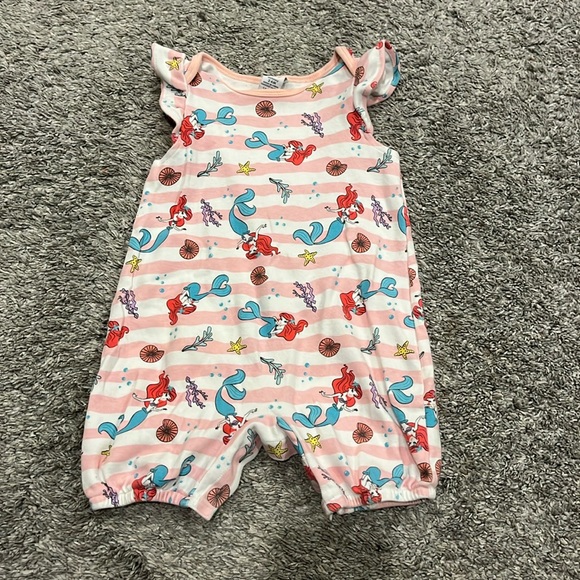 3 for $20 Disney Ariel Shorts Style Romper | 24 months - Picture 1 of 3